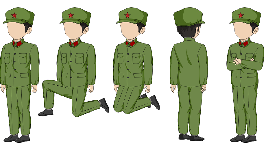 男军人