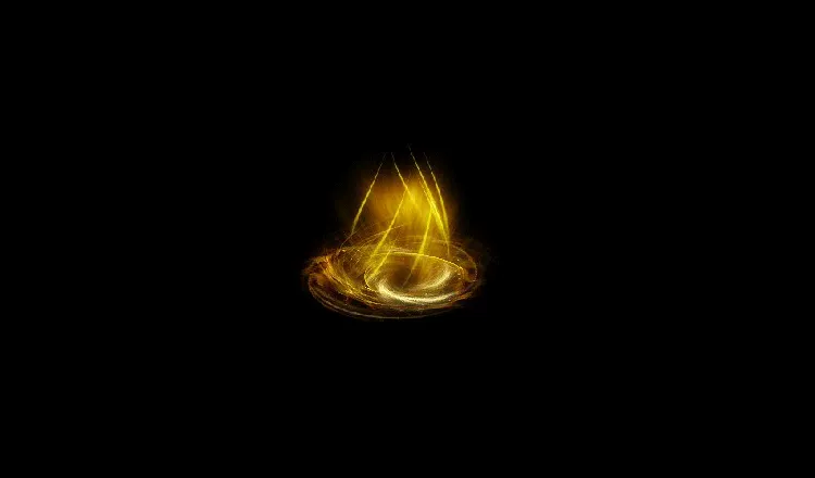 AN攻击特效素材，铁秤开山施法