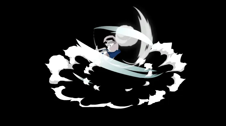 AN蓄力攻击特效，狼扑攻击