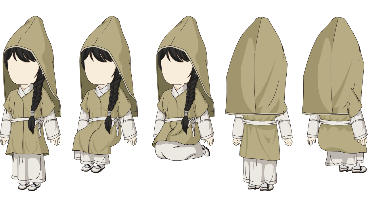 孝服女
