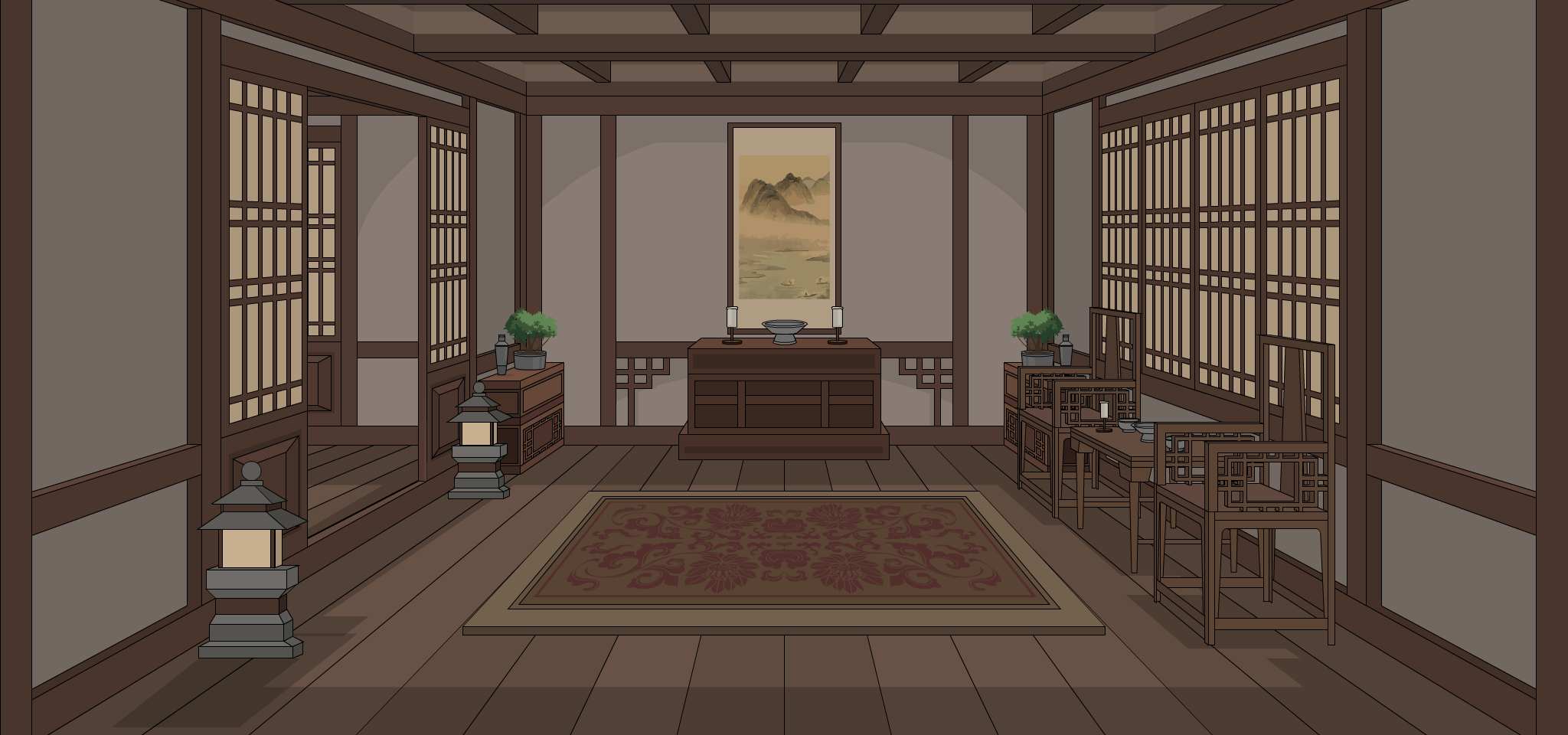 皇后寝宫-背