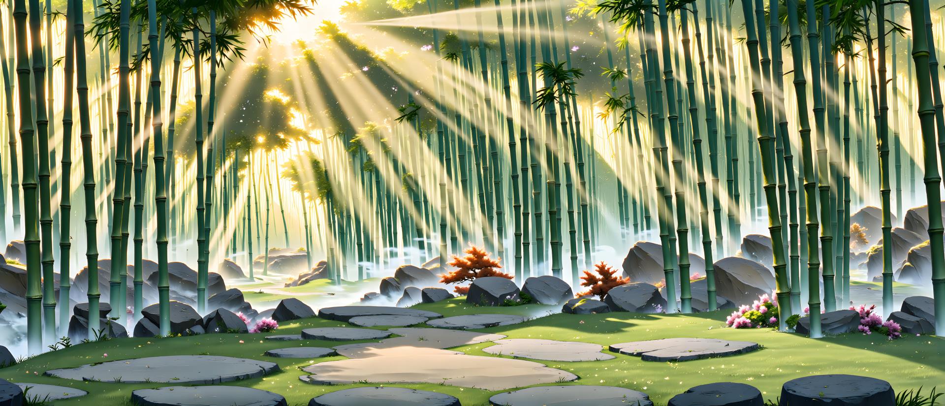 竹林草地1