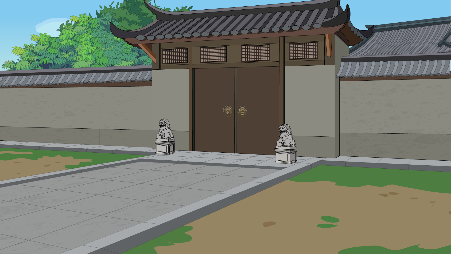 门口