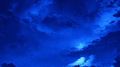 深蓝色的天空