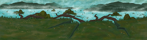 草地河流 5