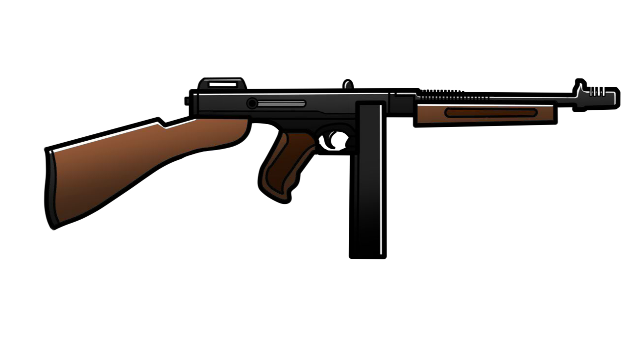 AN格式道具，汤姆森M1928A1冲锋枪