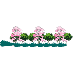 一排树