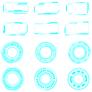矢量系统框 18