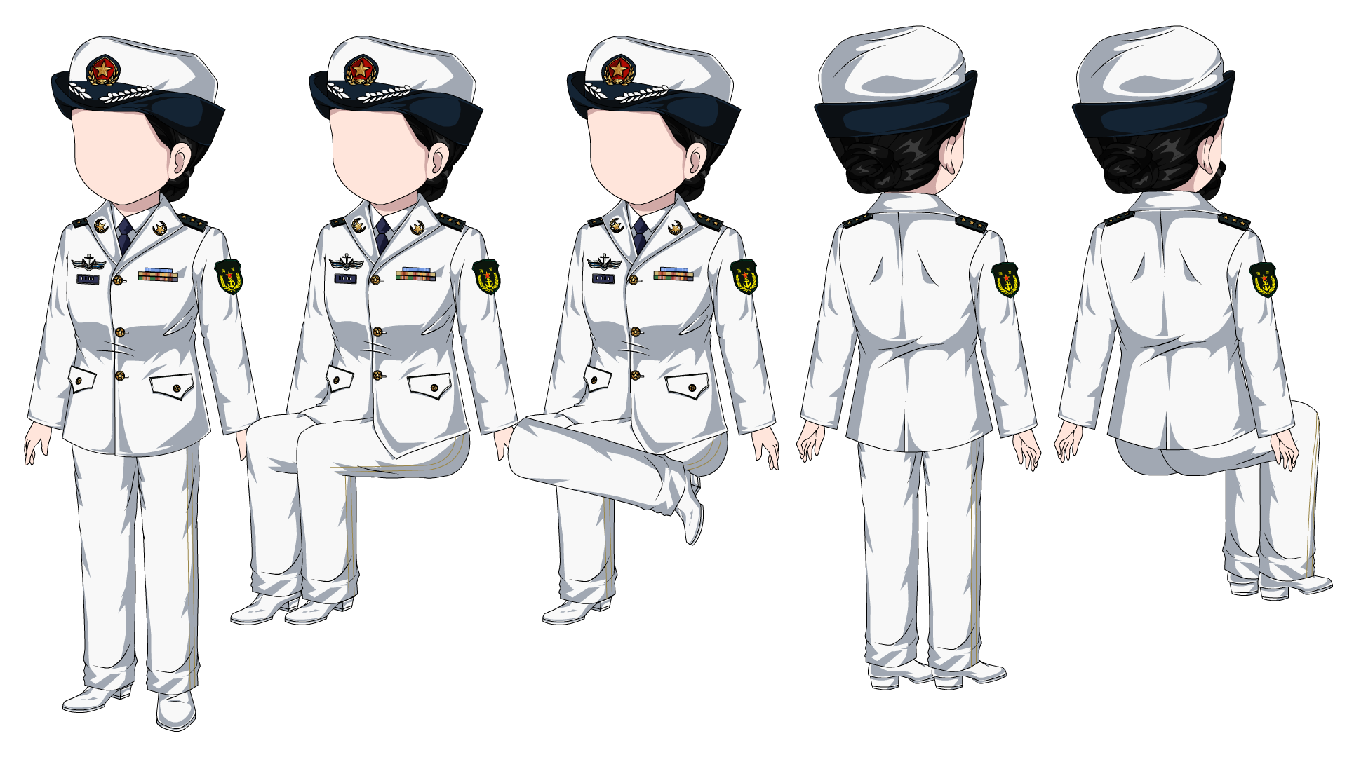 海军常服女