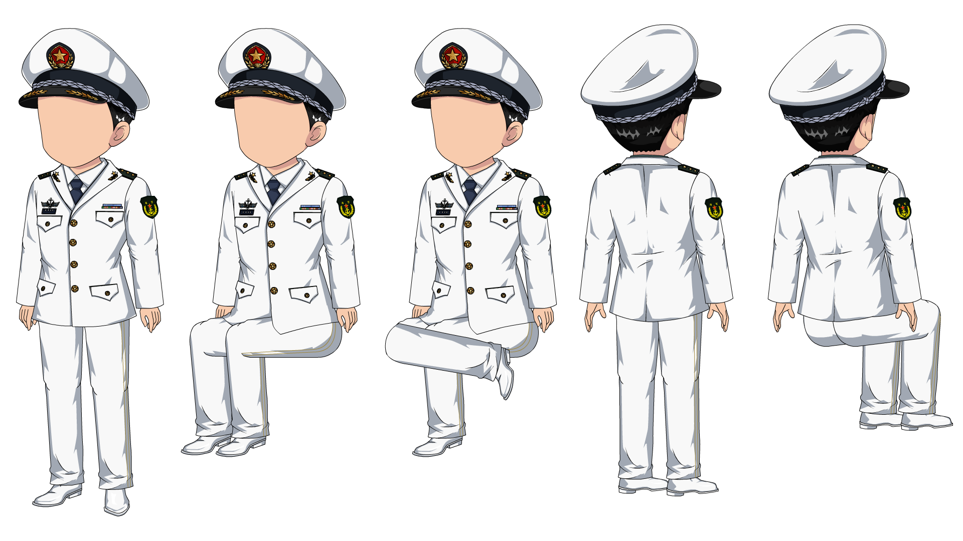 海军常服男