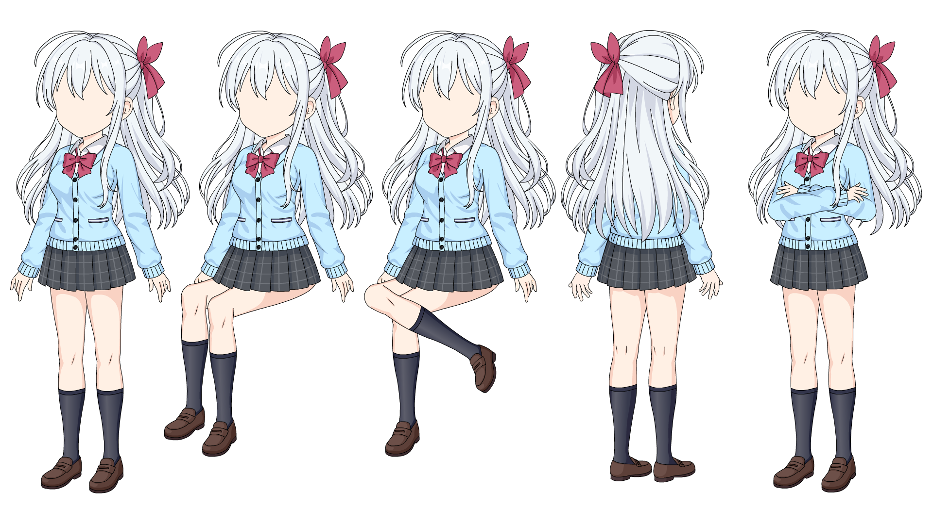 银发少女