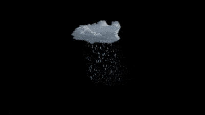 AN格式素材，头顶乌云下雨带音效