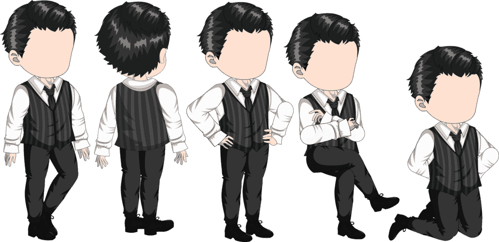 都市男人物含动作10