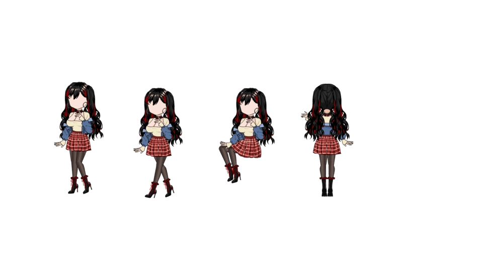 都市女人物含动作12