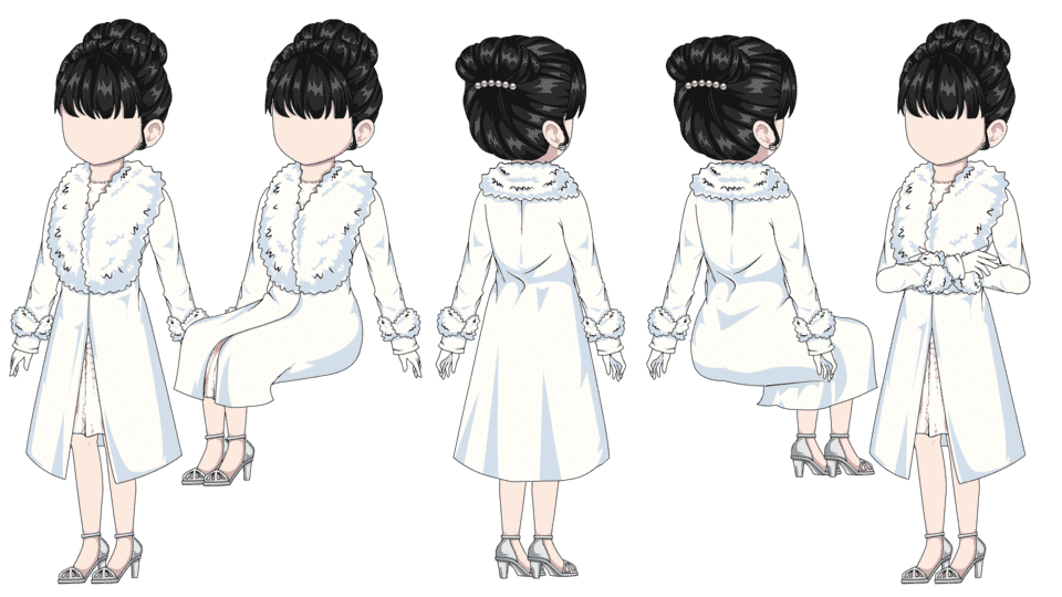 貂皮女