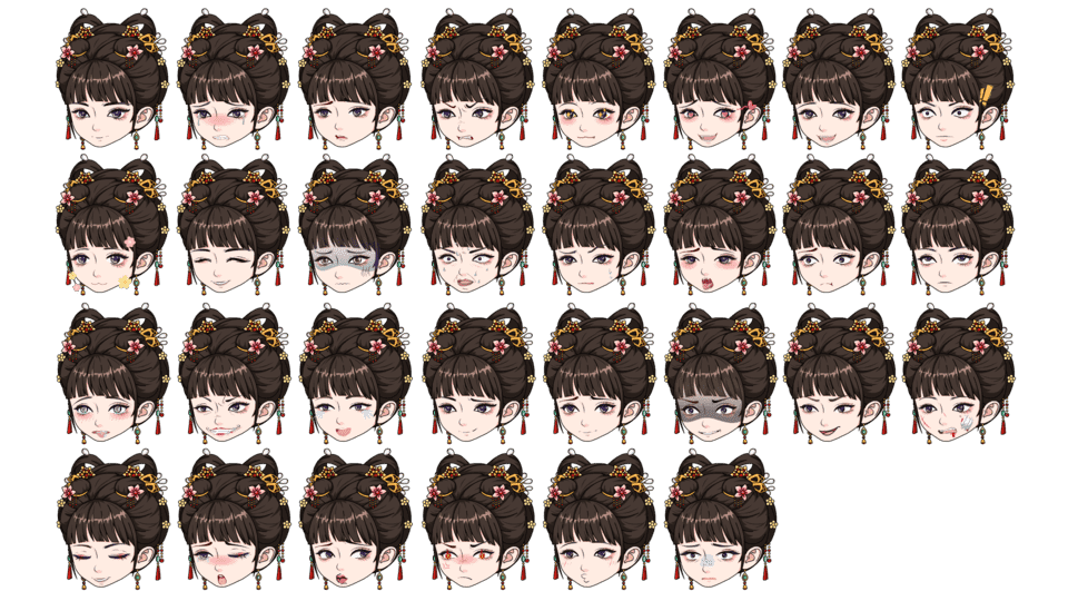女主表情紫