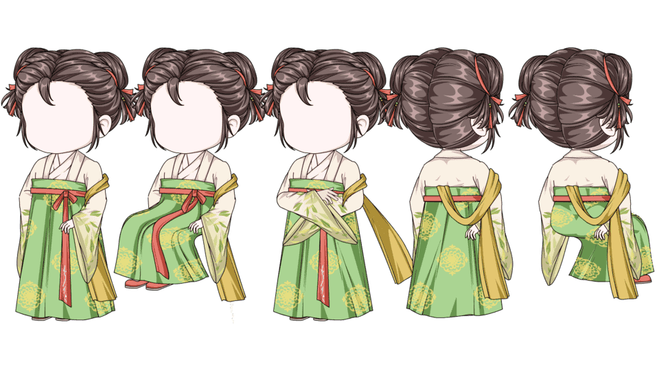 女孩小孩萌娃
