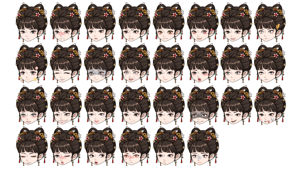 女主表情黑
