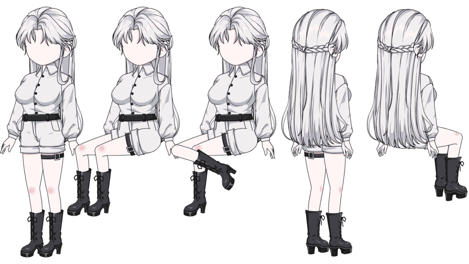 都市白衣女