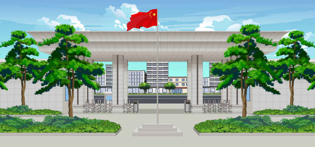 军区大门-内