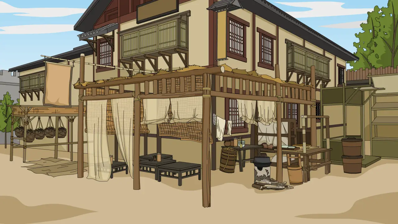 店铺侧面