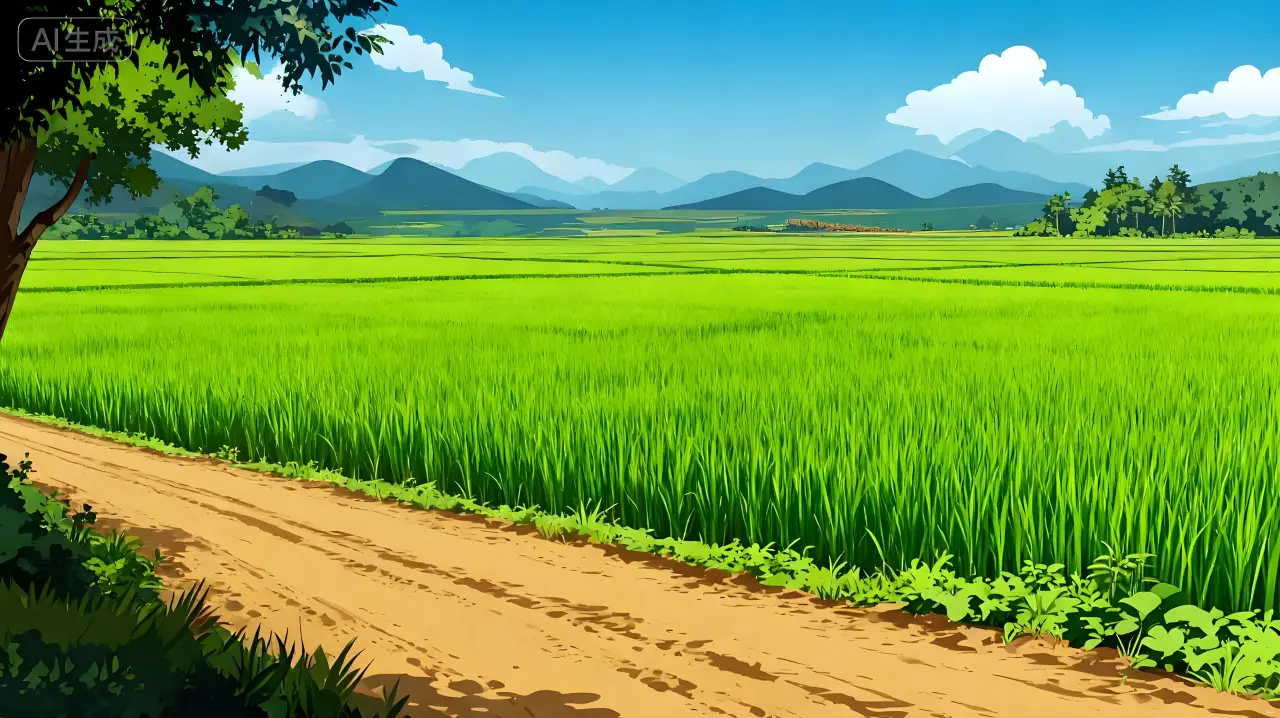 农田水稻