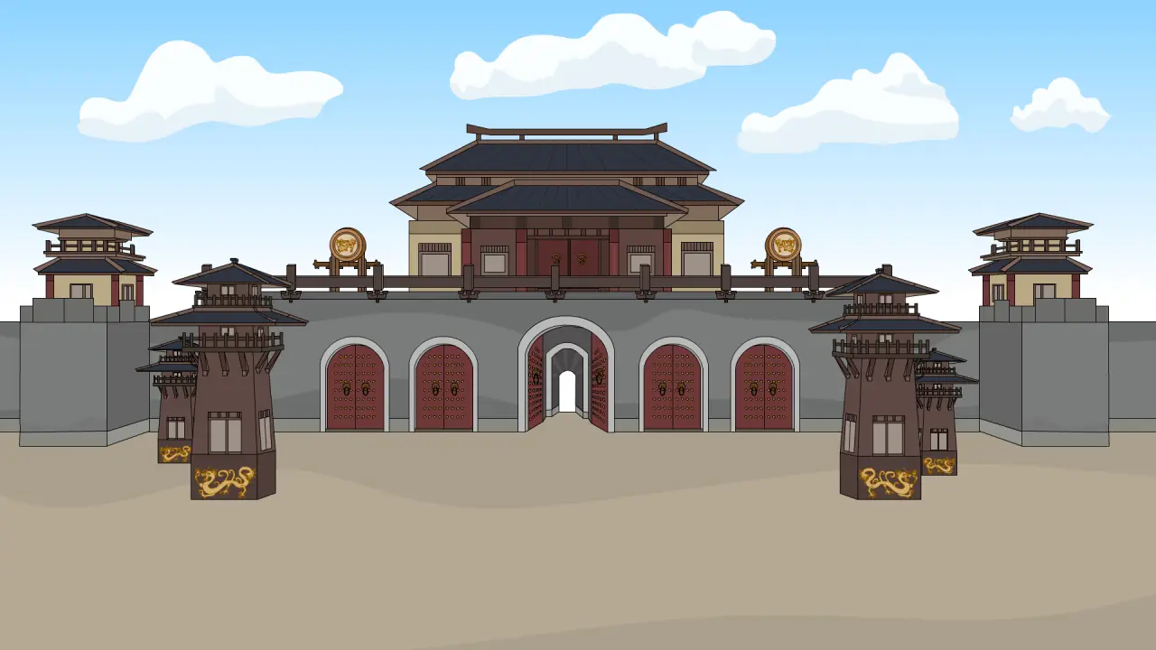 城门正面