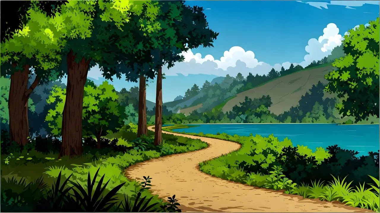 河边小道