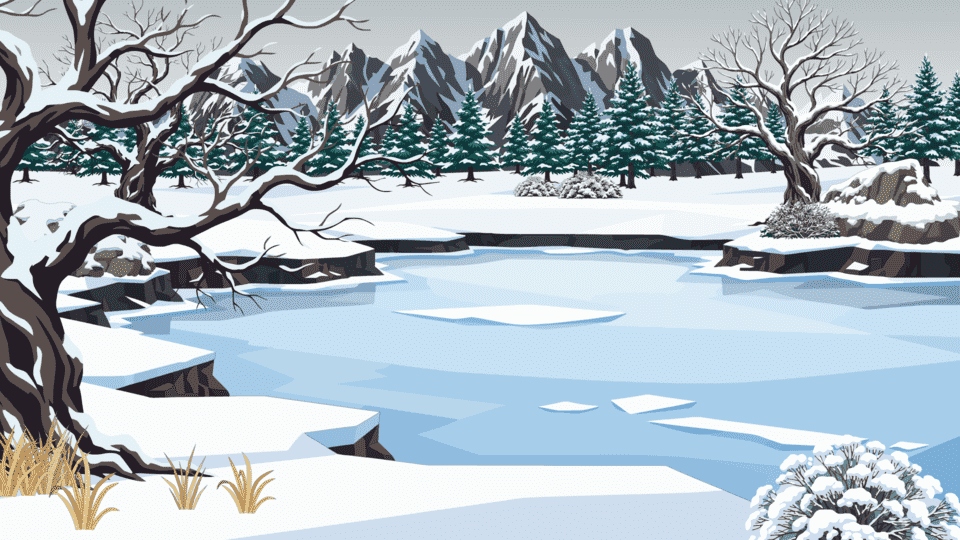 野外雪地