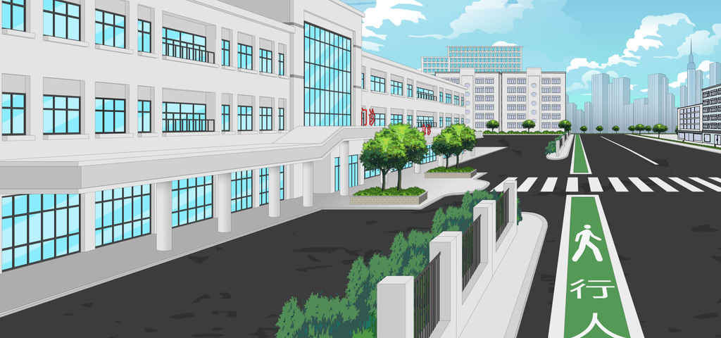 医院大楼-侧