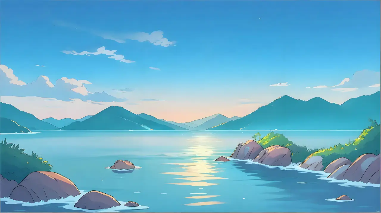 碧屿湖光