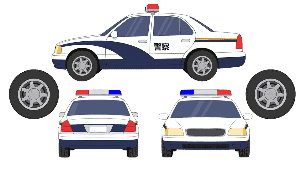 警车
