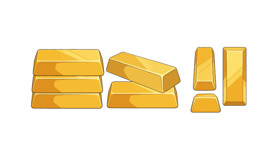金条金砖金块