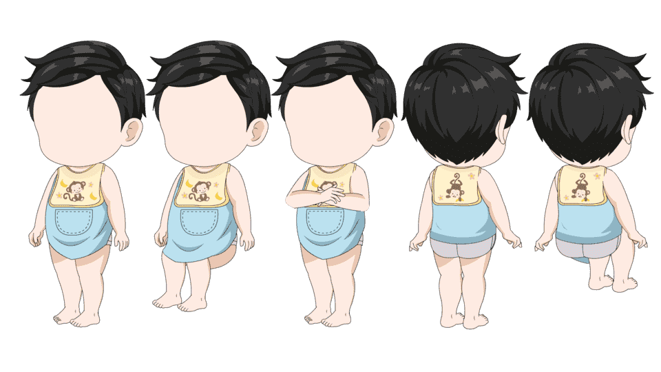 婴儿幼儿萌娃男孩