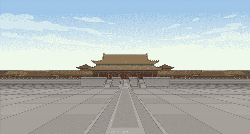 紫禁城-背