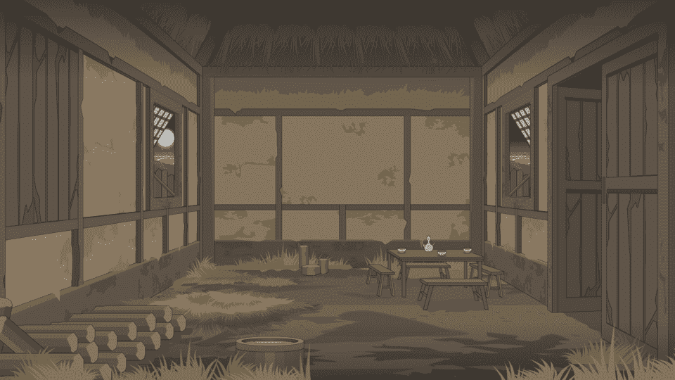 茅草屋内-侧