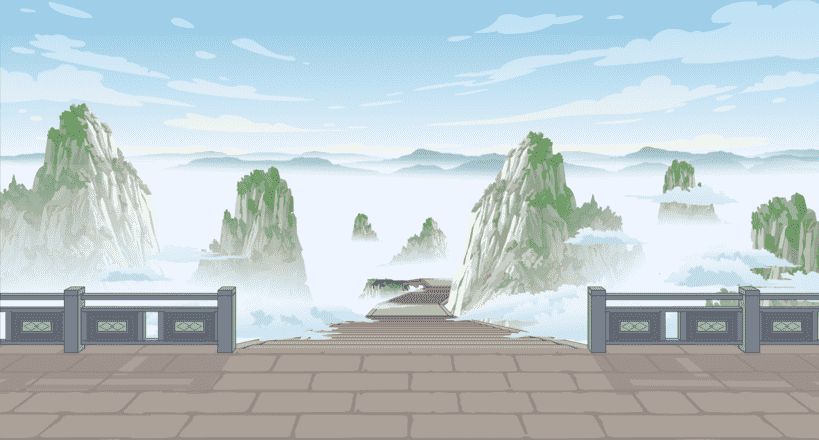 登山天梯-俯视