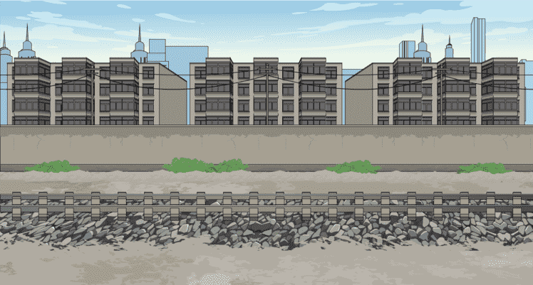 高铁火车轨道铁路-侧