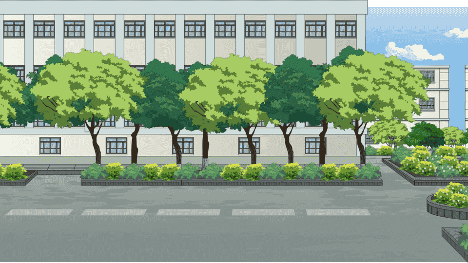 学校林荫大道-侧