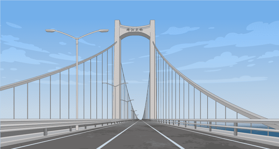 跨江大桥