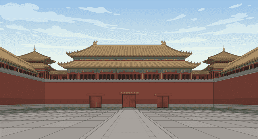 皇宫故宫宫殿大门