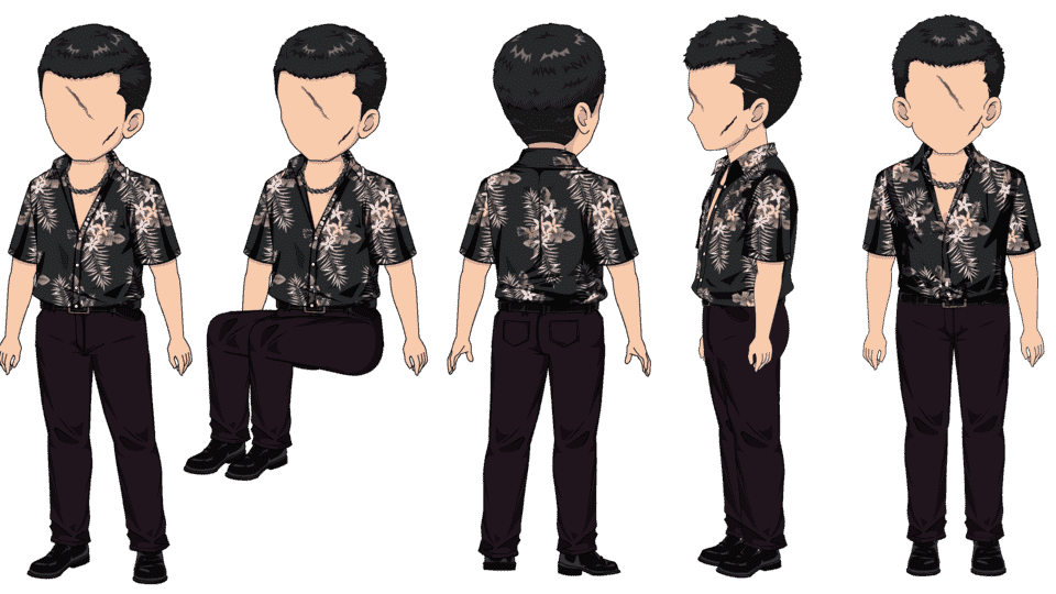 黑道黑帮青刀疤男（四视角）
