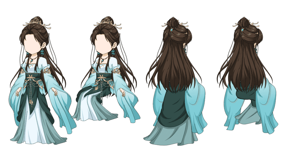 绿衣修仙女