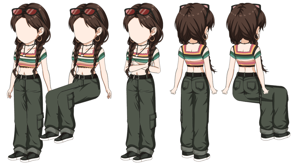 辣妹风美女