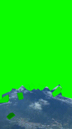 地板破裂素材