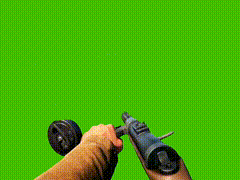 机关枪扫射特效素材，在这特效素材绿幕素材