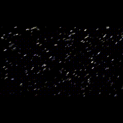 漫天飘雪的特效素材，混合器倒入，选择混合