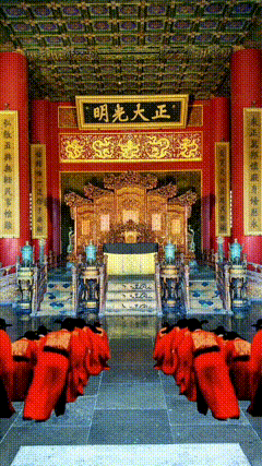 皇宫上朝素材