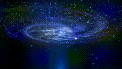 看，你头上的星空和宇宙。特效视觉艺术素材