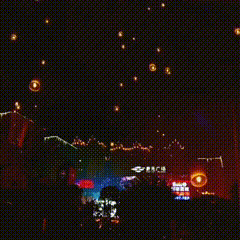 孔明灯素材